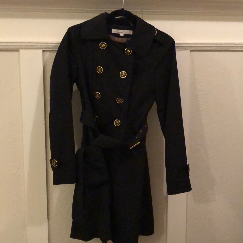 Kenneth Cole black pea coat